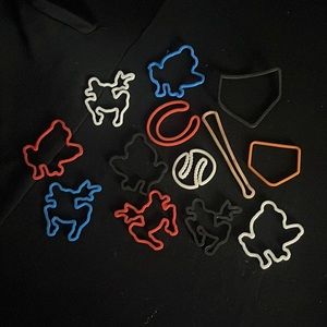 Vintage silly bands-baseball